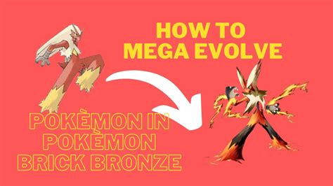 how to mega evolve in pokemon brick bronze